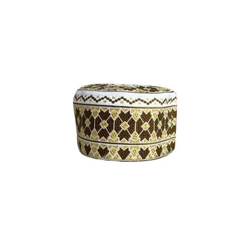 Omani-style African Muslim Prayer Cap - Size 57 cm