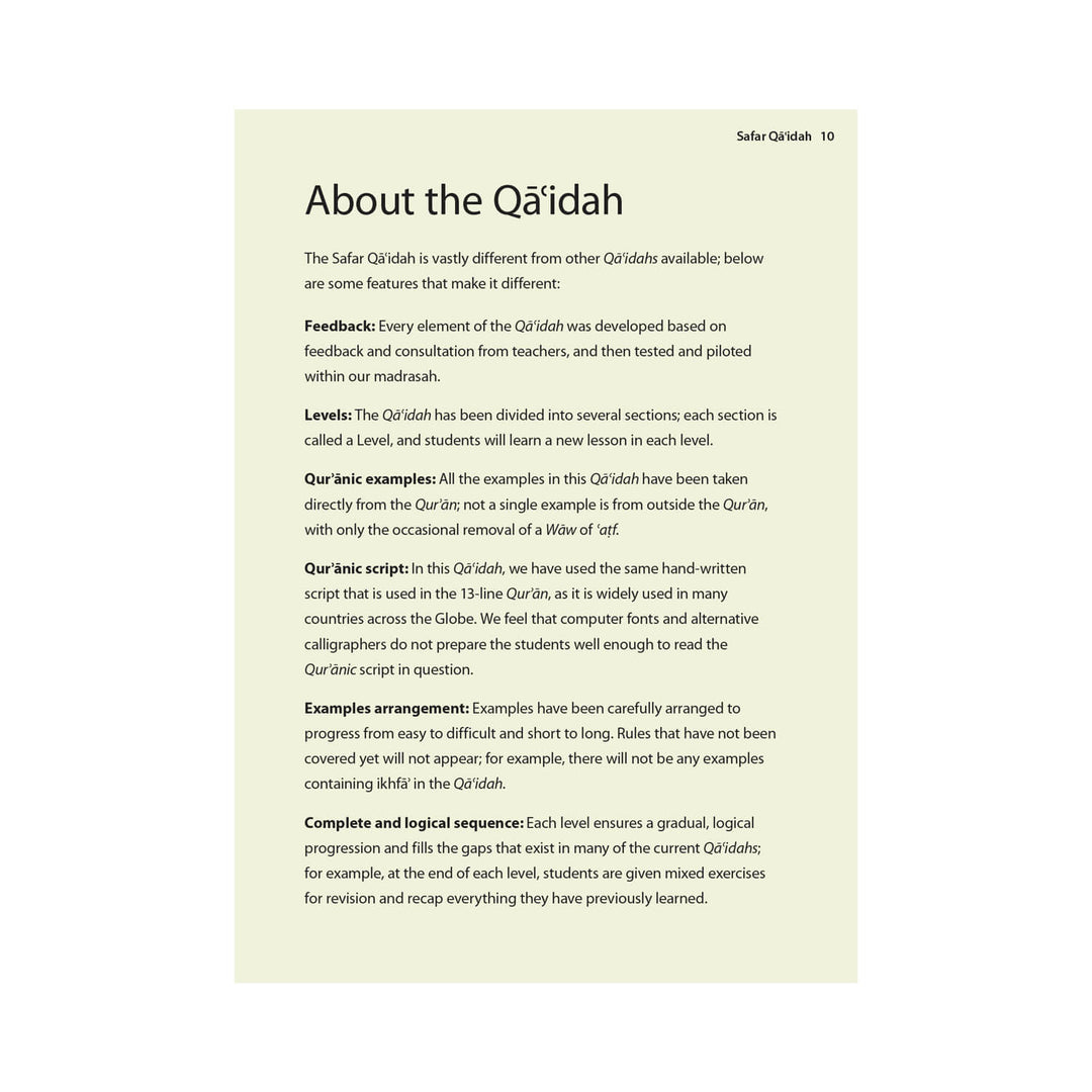 safar qaidah south asian script about the qaidah