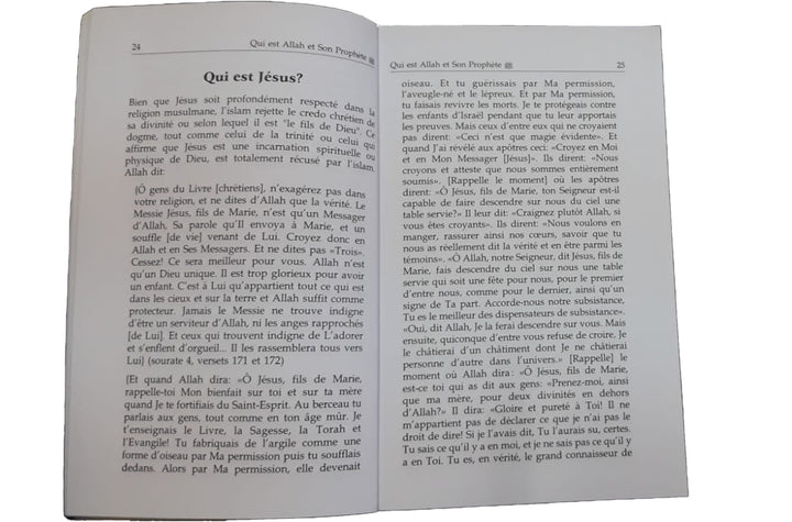 French: Qui Est Allah Et Son Prophet (Who is Allah and his Prophet)