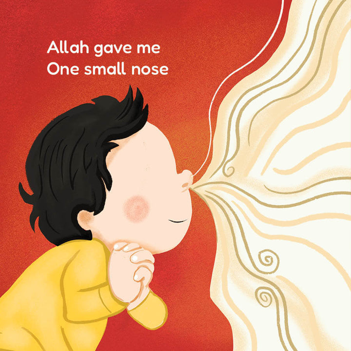 Five Senses, Five Blessings (Board Book) - A Toddler's Guide to Allah's Gifts inside pages 2