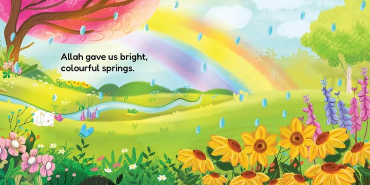 Four Seasons, Four Blessings flowers of jannah book inside pages