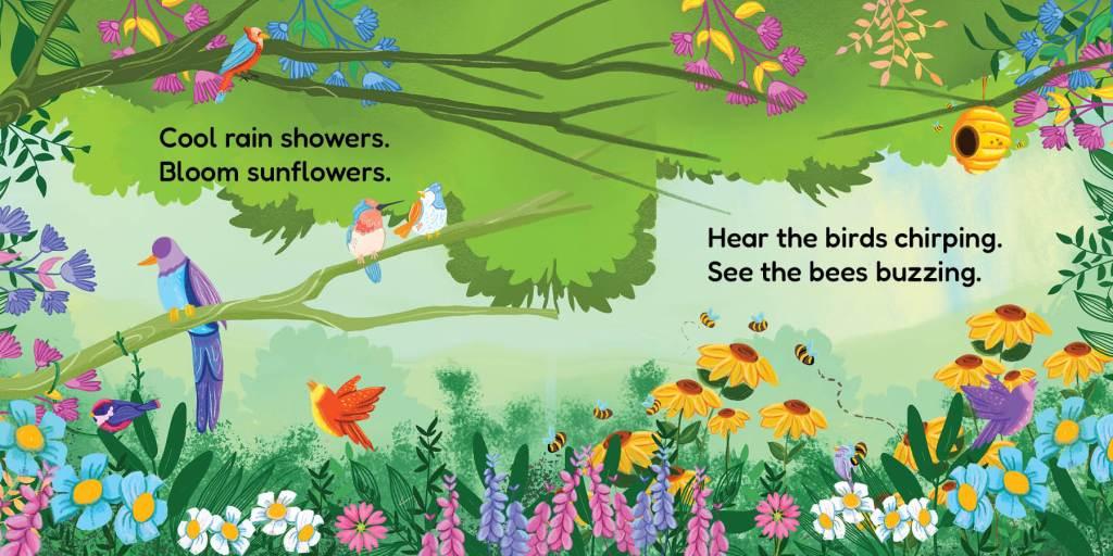 Four Seasons, Four Blessings flowers of jannah book inside pages 2