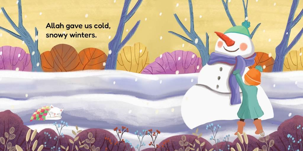 Four Seasons, Four Blessings flowers of jannah book inside pages 4