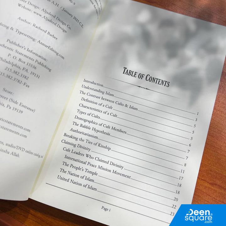 Islam’s Cure to the Madness of Modern-Day Cults – By Rasheed Barbee | Authentic Statements Publications