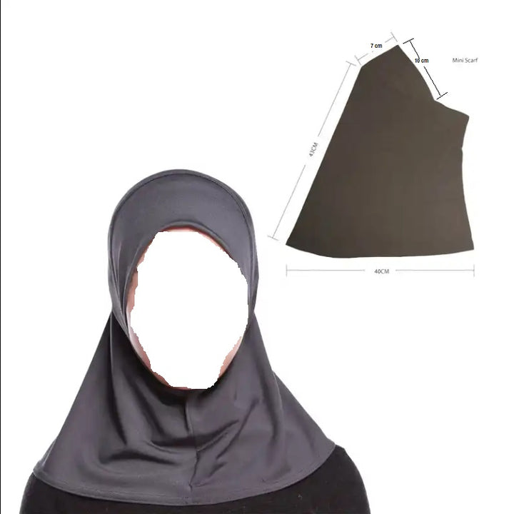 Soft Stretch Inner Under Scarf Ninja Sport Mini Hijab