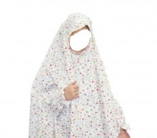 One Piece Prayer Dress for Kids - 1.3m / 130 cm