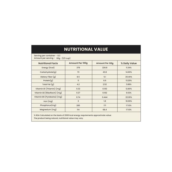 Nutriorg Organic Pearl Millet 500g