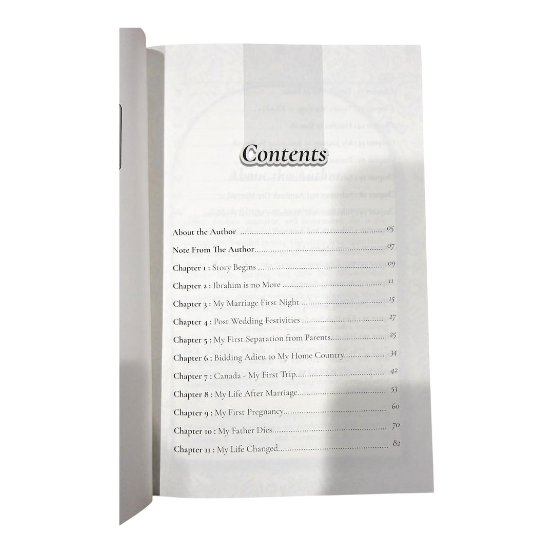 Saarah’s Journey: From Ignorance to Bliss – Finale  aaliyah khan table of contents