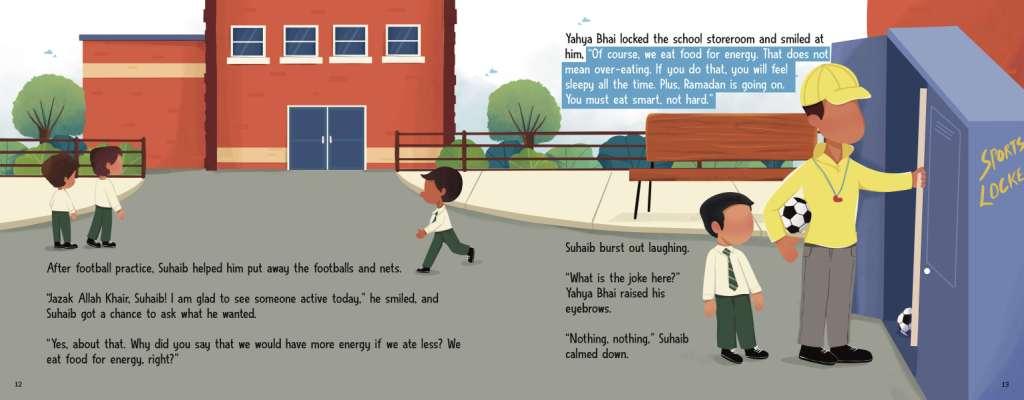 Suhaib & Safiyah in Ramadan: Fasting or Feasting? inside pages 2