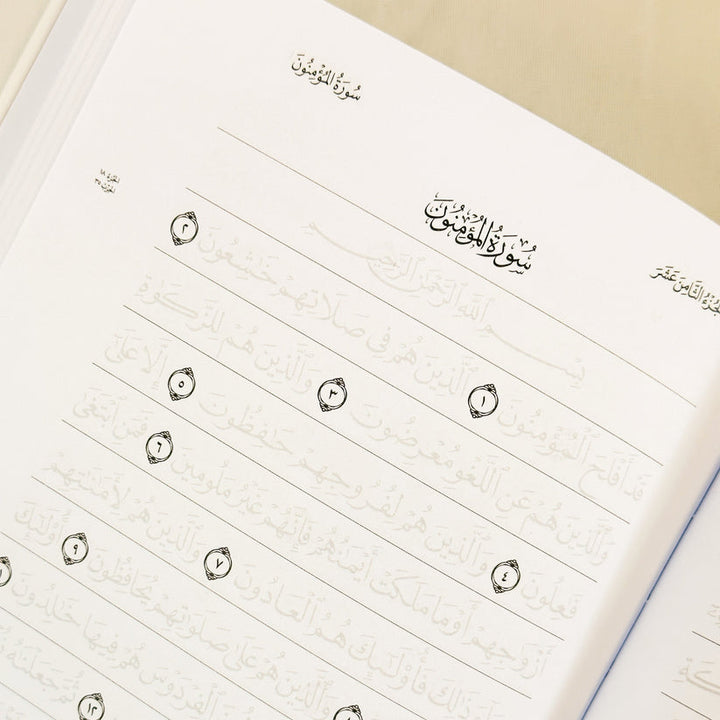 Quran Trace (Handwritten Traceable Method) - Medina Uthmani Script (القرآن الكريم اكتب - اقرأ - احفظ)
