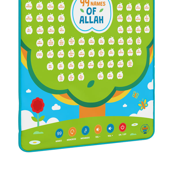 99 Names of Allah Interactive Islamic Wall Art – Learn all 99 Names of Allah