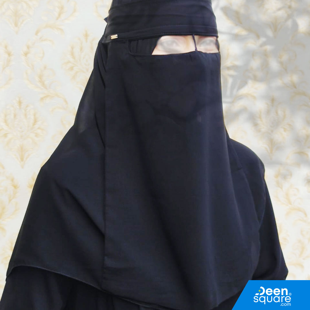Niqab Fatima - (Straight Niqab with Center Dori)
