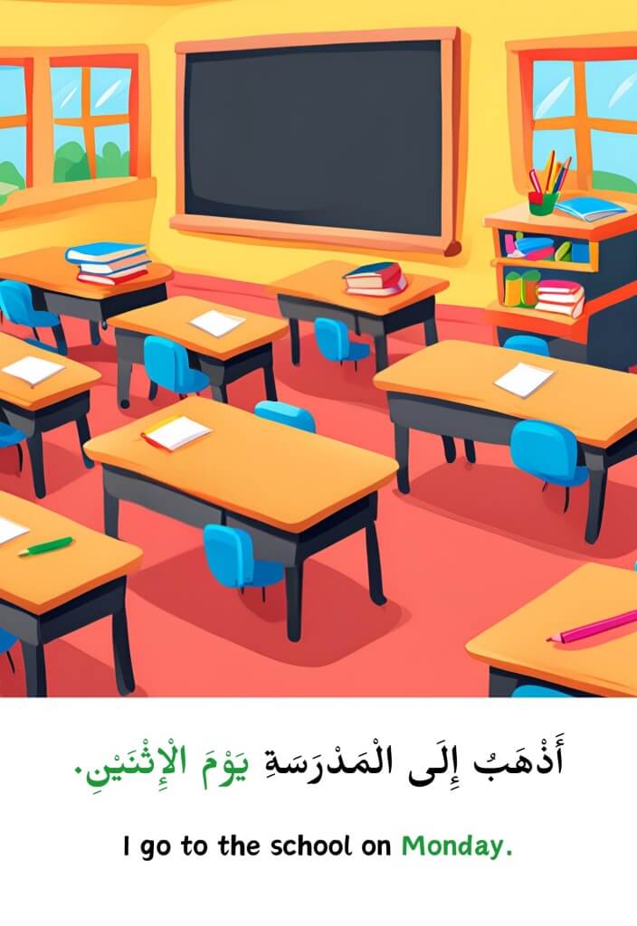 Days of the Week – Arabic Reader