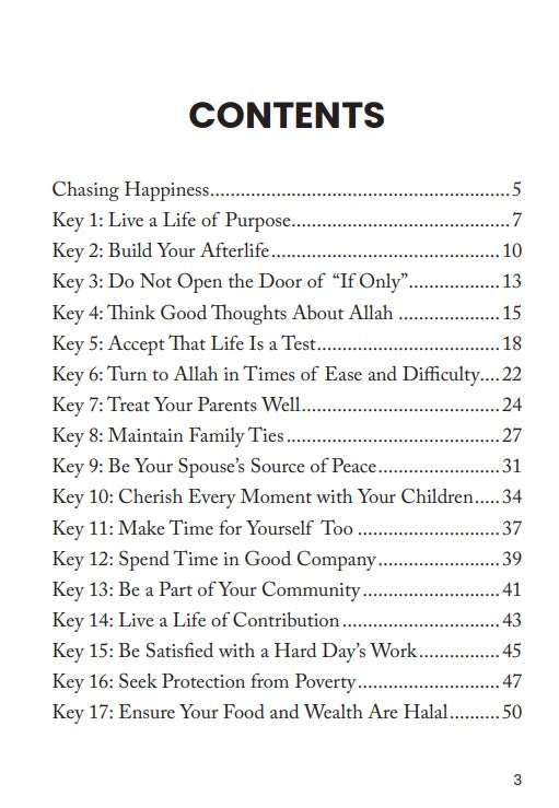 25 Keys to a Happy Life From the Qur'an and Sunnah By (author) Ismail Kamdar