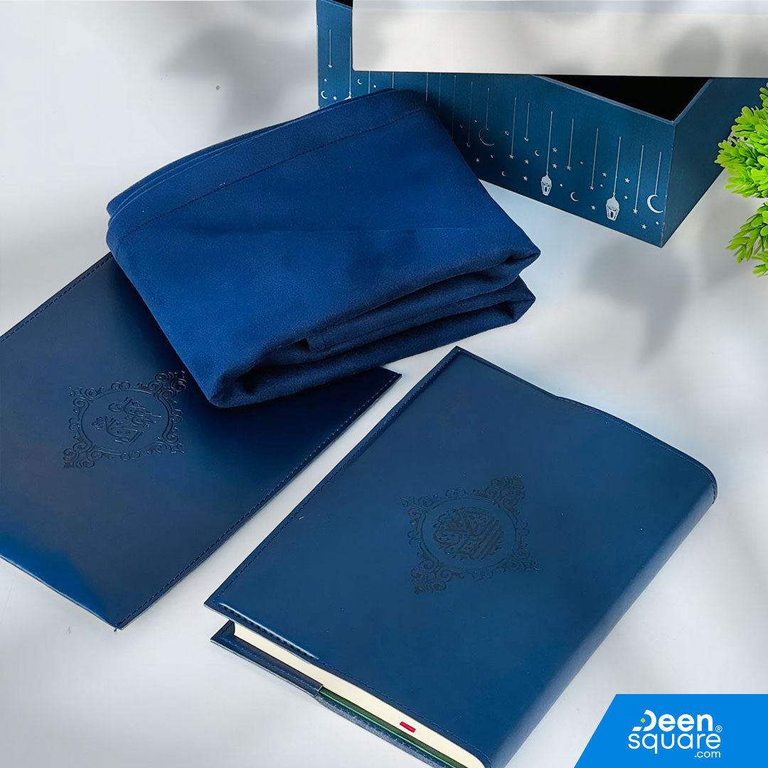 Elegant Gift Set - Quran & Prayer Mat (Ref BH108)