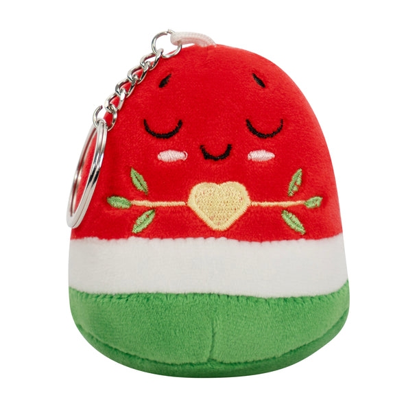 Watermelon Keyring - 8cm Soft Adorable Fruit Plush Muslim Doll | Ramadan and Eid Gift