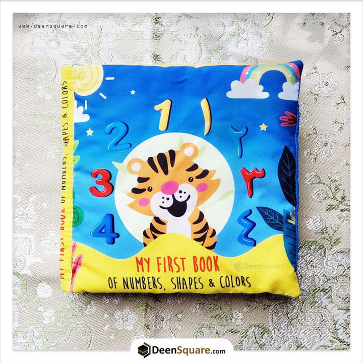 My First Book of Numbers, Shapes & Colors - Soft Plush Book for Kids