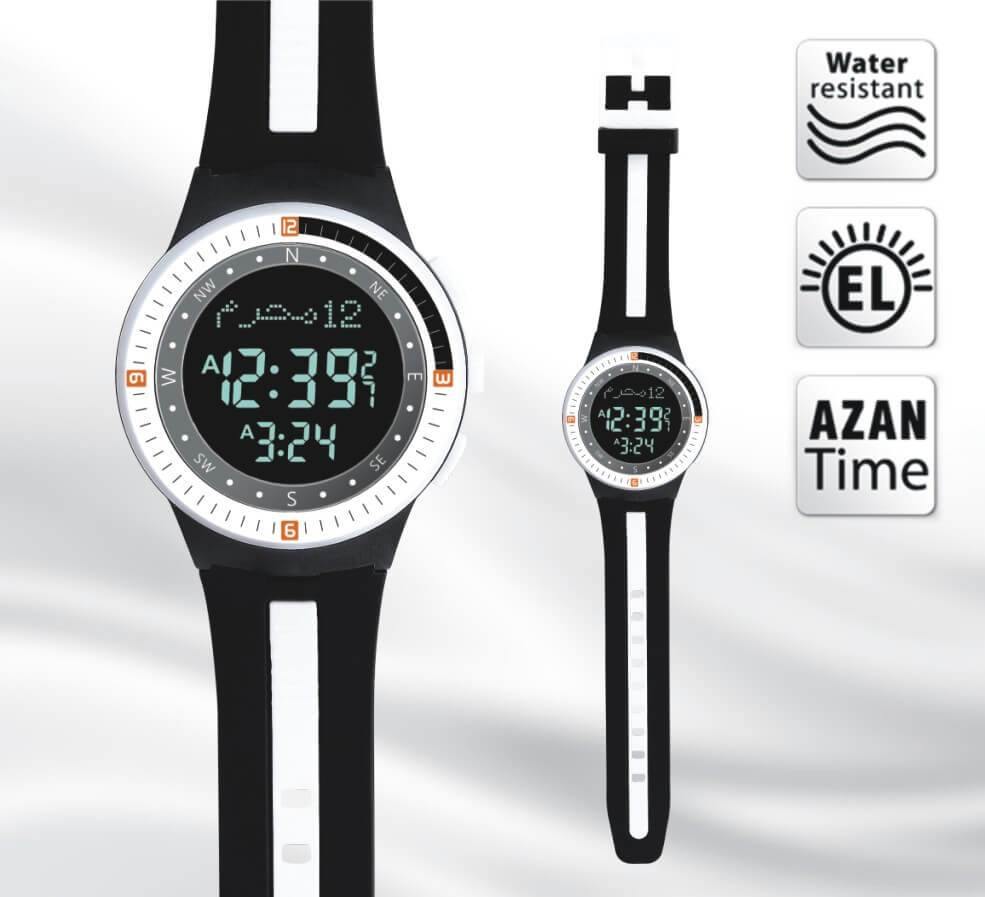 Al Harameen Azan Watch HA-6505BWB