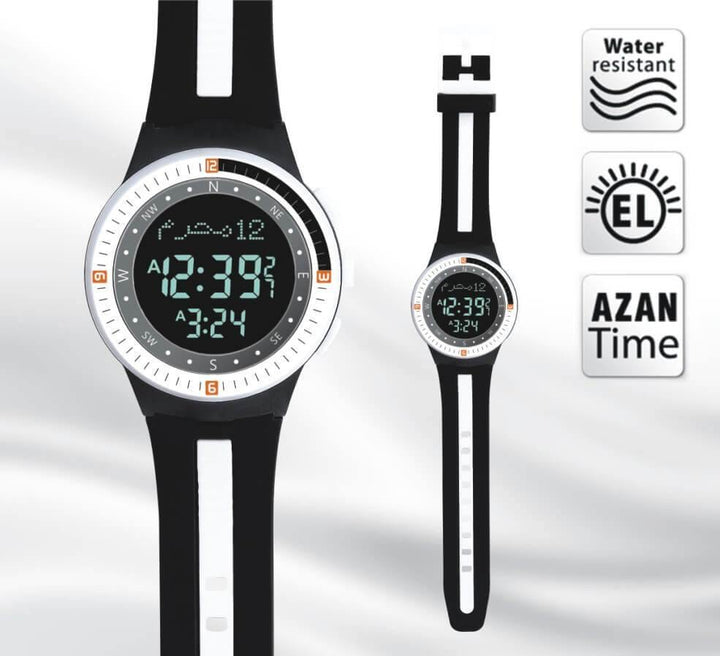 Al Harameen Azan Watch HA-6505BWB