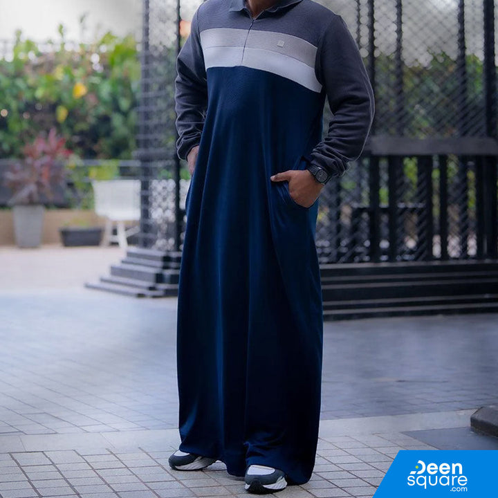 Royal Blue Tertius Thobe Men