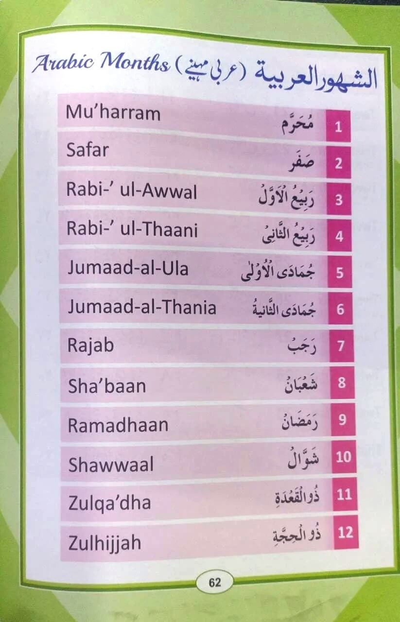 Noorani Qaida LKG With Deeniyat and Arabic Language