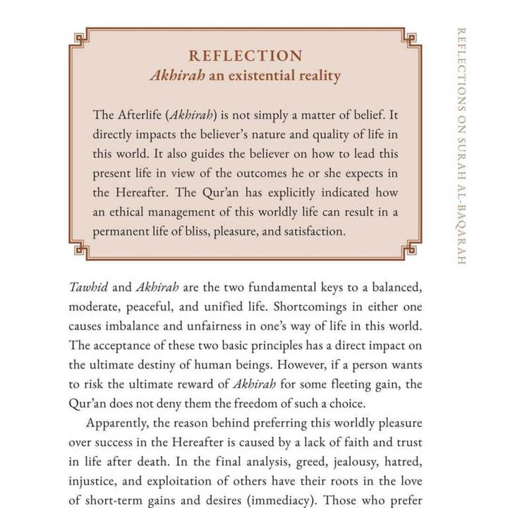 Reflections on Surah Al-Baqarah: A Thematic Commentary