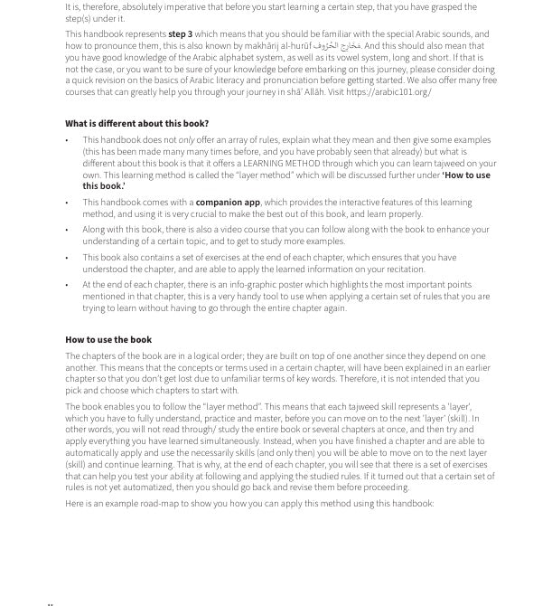 Learners Handbook of Tajweed (Intermediate) – Second Edition