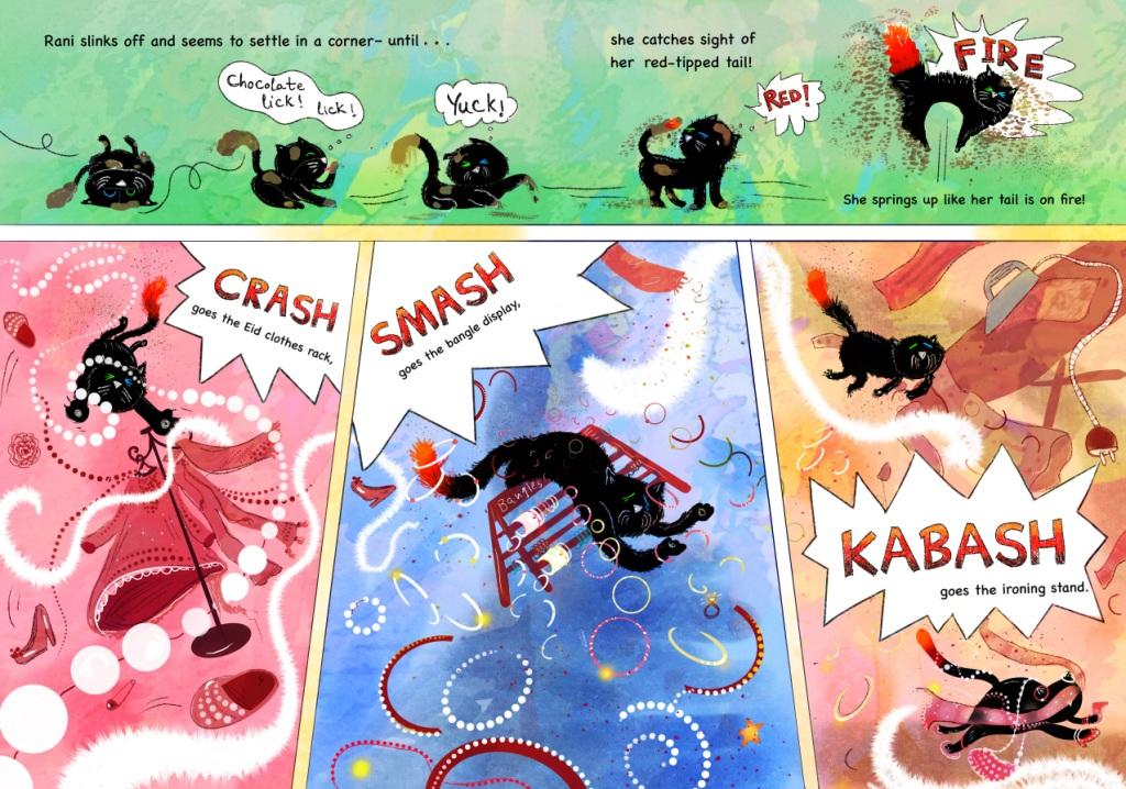 Eid Catastrophe – A Fun Eid Story About Sabr and Shukr Flowers of Jannah inside pages dubai