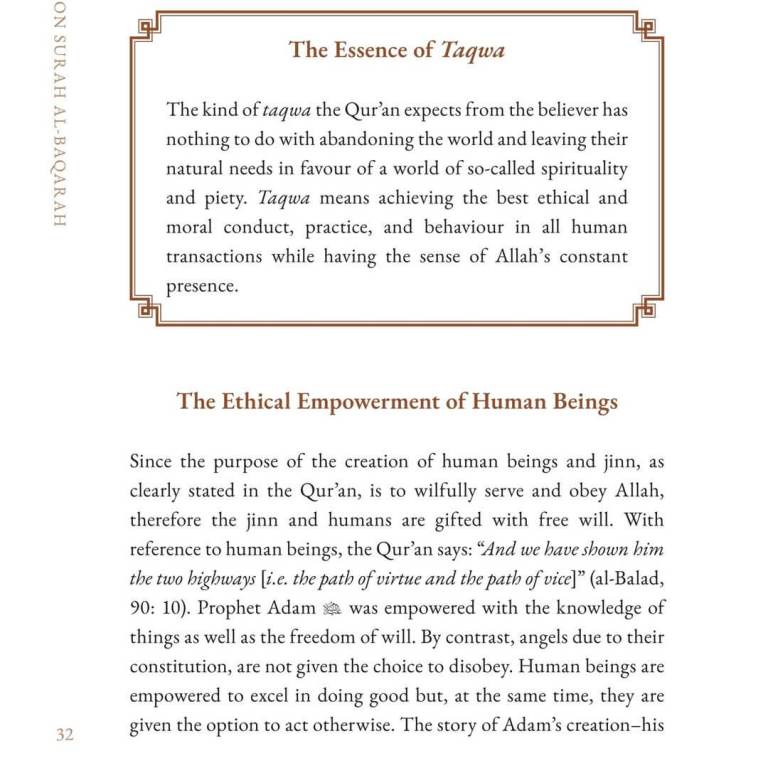 Reflections on Surah Al-Baqarah: A Thematic Commentary