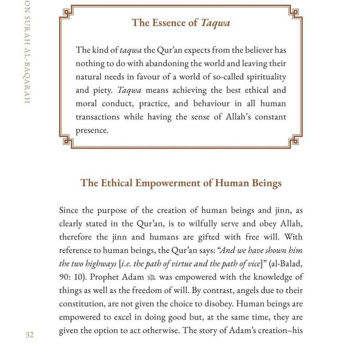 Reflections on Surah Al-Baqarah: A Thematic Commentary