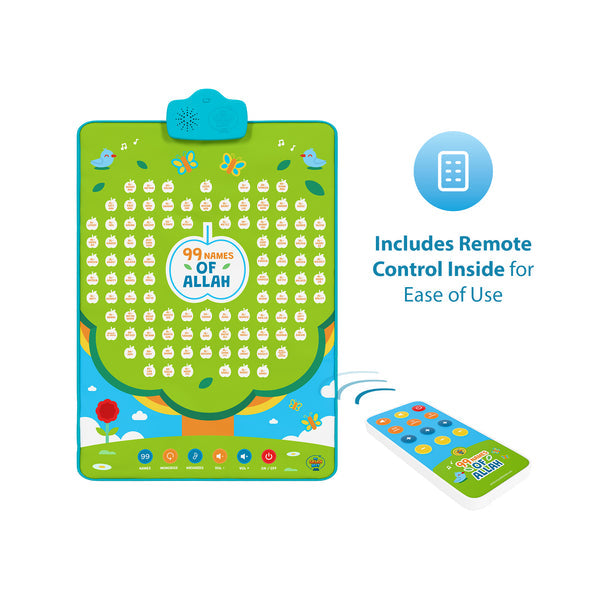 99 Names of Allah Interactive Islamic Wall Art – Learn all 99 Names of Allah