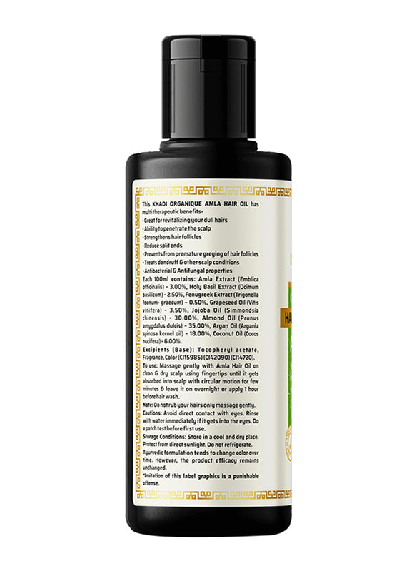 Khadi Organique Amla Hair Oil 210ml
