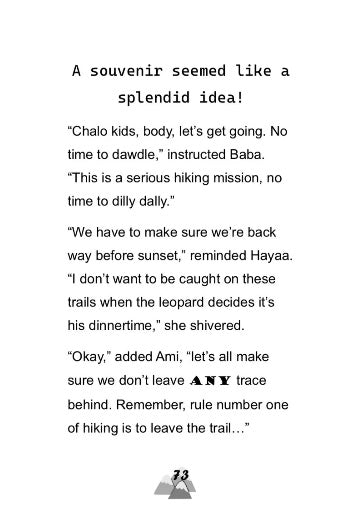 Manha Khan – Hikes in the Himalayas inside pages 2