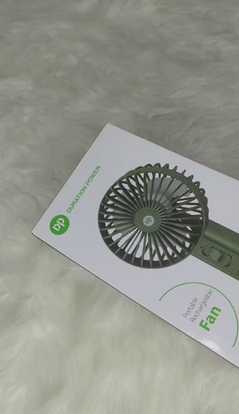 Portable Handheld Rechargeable Fan for Hajj and Umrah