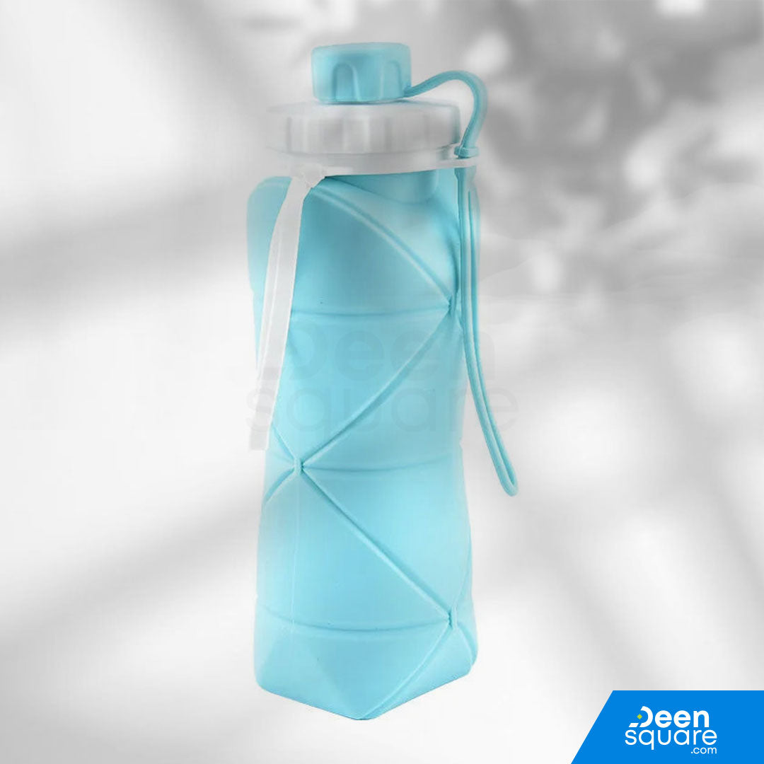Silicone Folding Bottle for Hajj & Umrah - 600 ml (زجاجة سيليكون قابلة للطي للحج والعمرة - 600 مل)