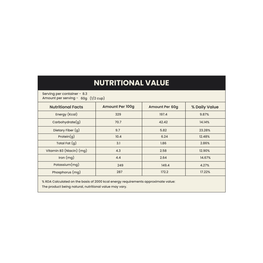 Nutriorg Organic Sorghum Millet 500g