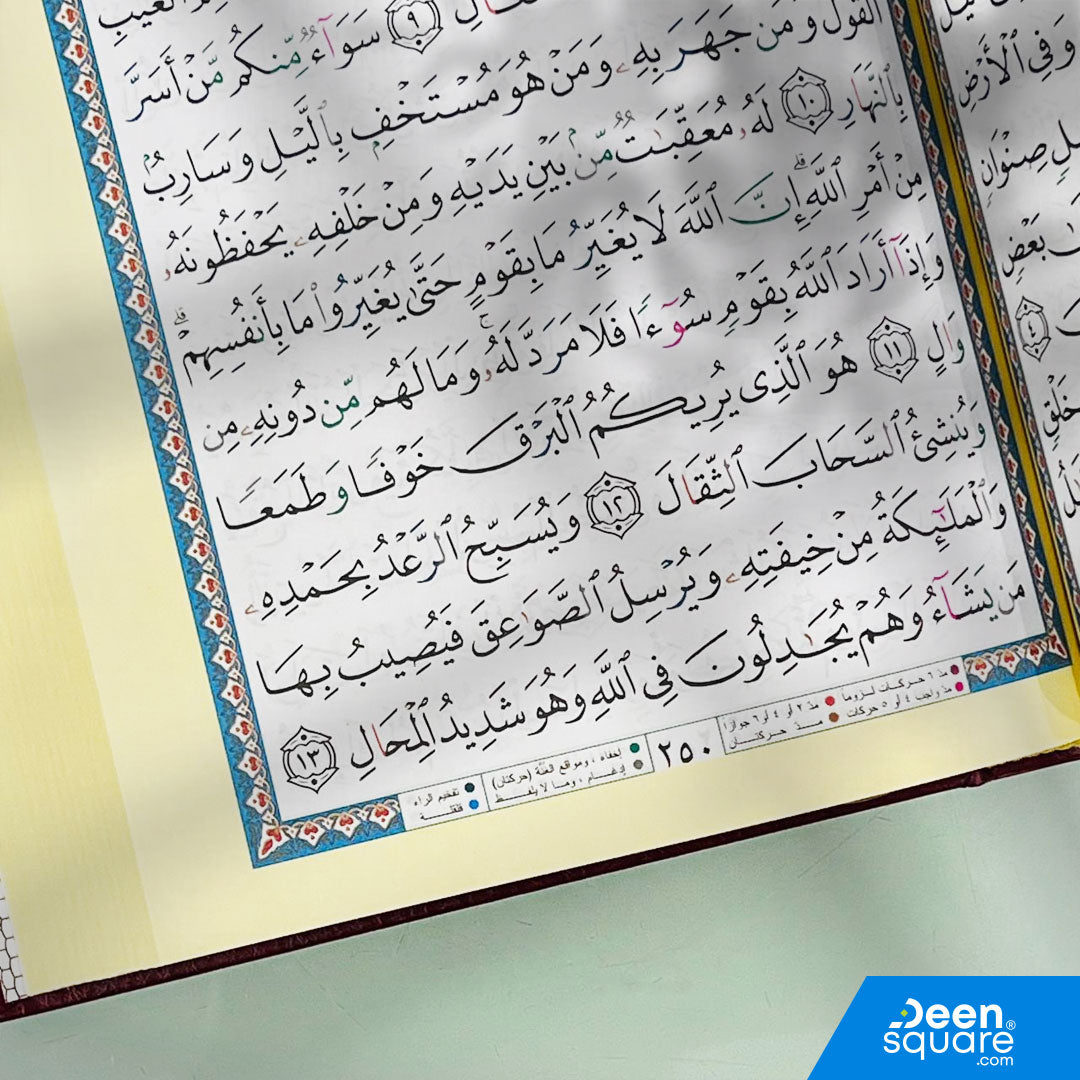 Tajweed Quran Shoba from Asem Narration 17 x 24 cm ( مصحف التجويد  برواية شعبة عن عاصم 17×24)