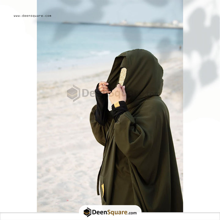Active wear hooded Jilbab with Sarouel