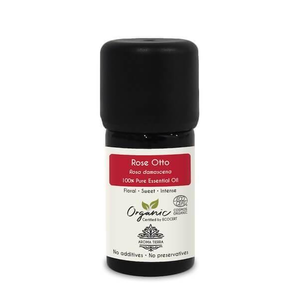 Aroma Tierra Organic Rose Essential Oil (Rose Otto)