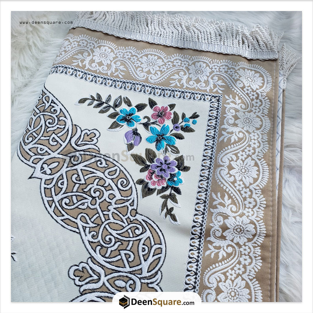 Turkish Floral Design Prayer Mat