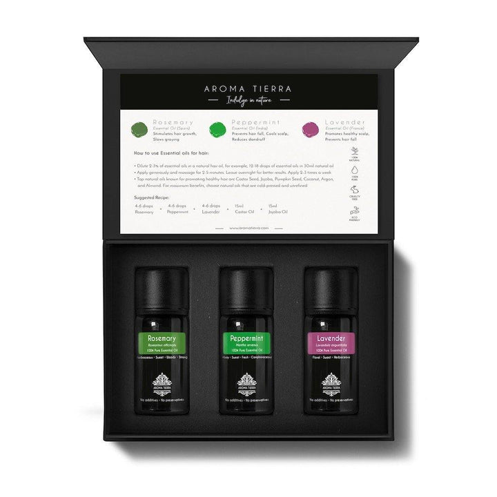 Aroma Tierra - Hair Care Essential Oil Pack