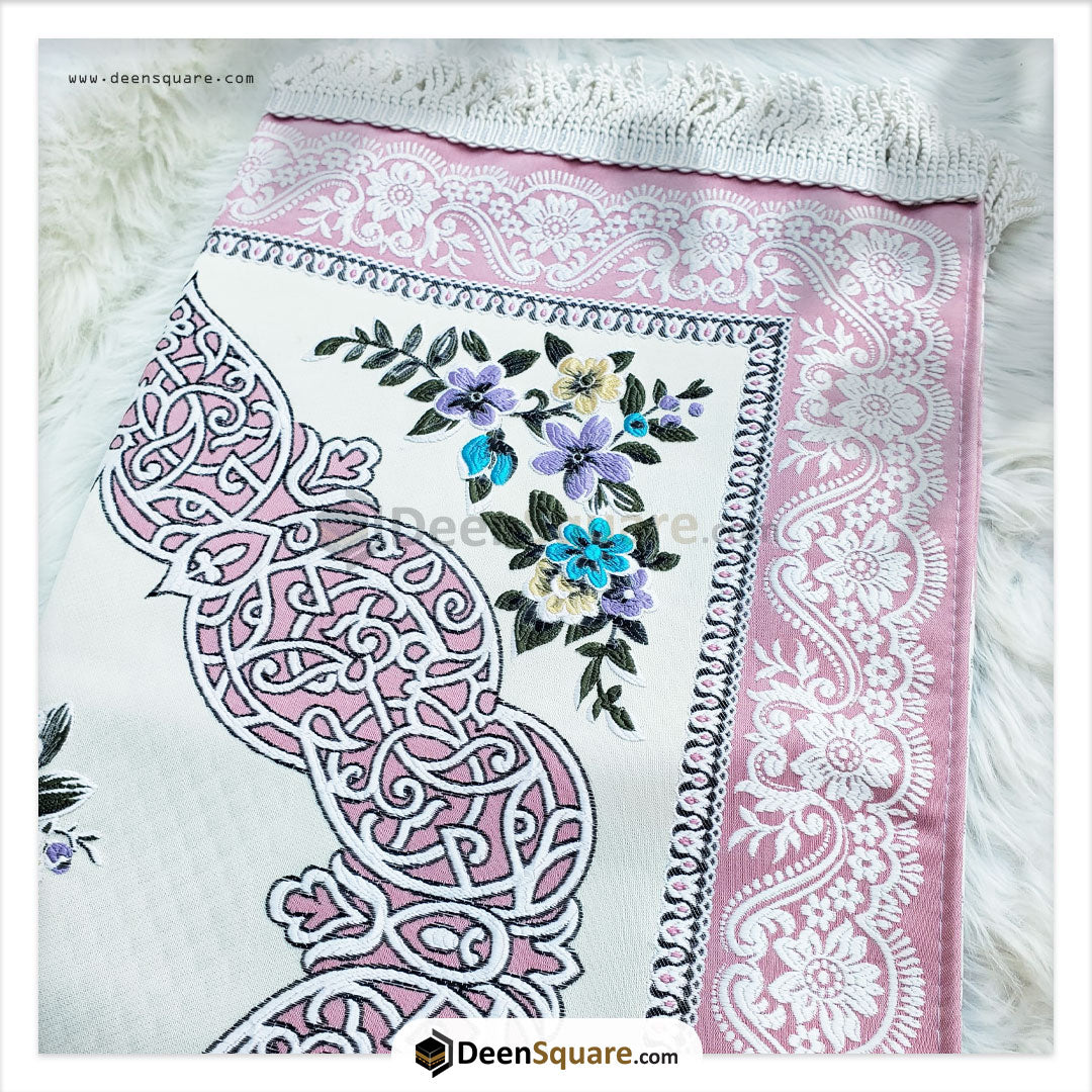 Turkish Floral Design Prayer Mat