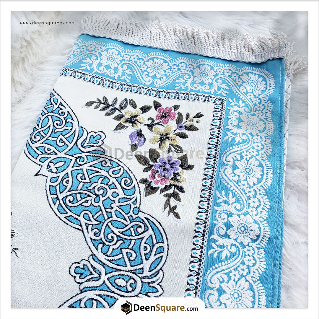 Turkish Floral Design Prayer Mat