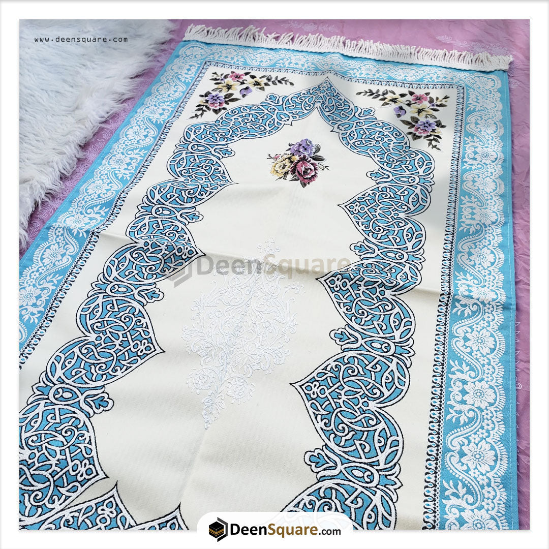 Turkish Floral Design Prayer Mat