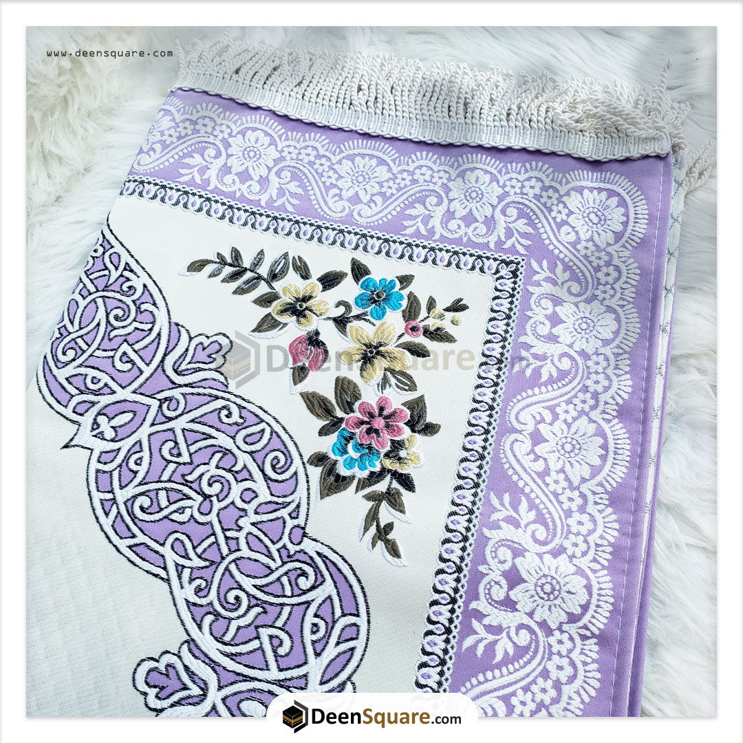 Turkish Floral Design Prayer Mat
