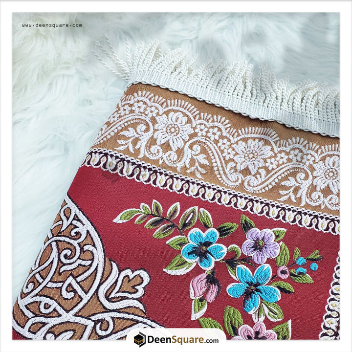 Turkish Floral Design Prayer Mat
