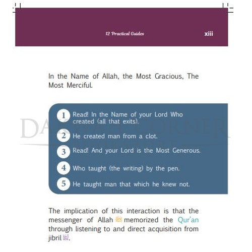 12 Practical Points to Memorizing the Qur’an