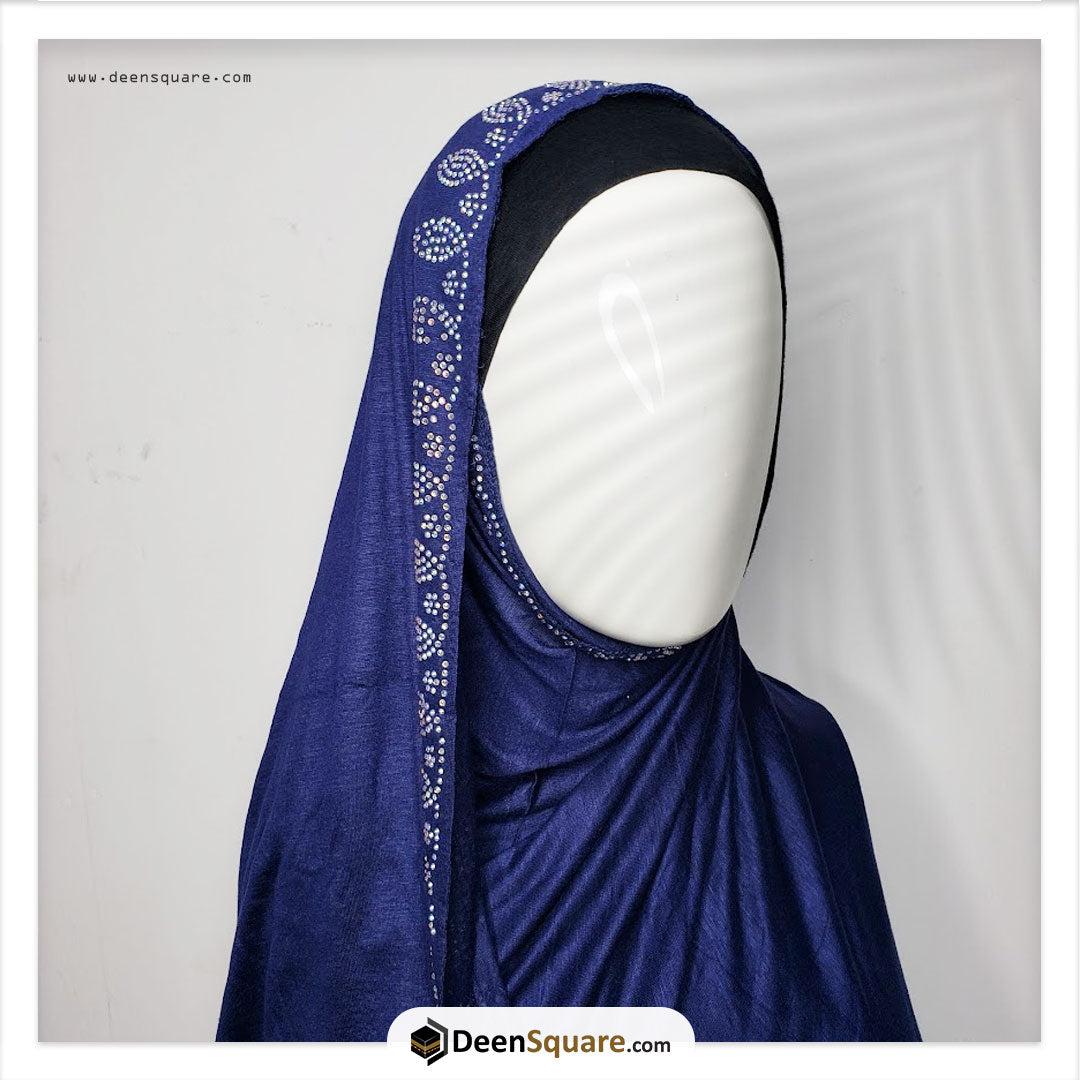 Hijab Scarf with Rhinestones