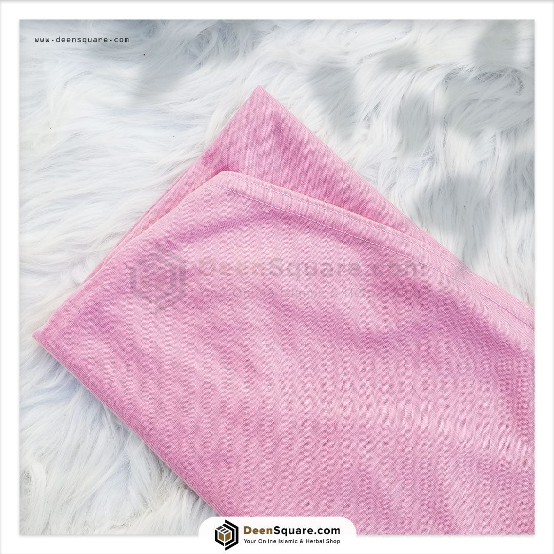 Kids prayer hijab makhna in baby pink color
