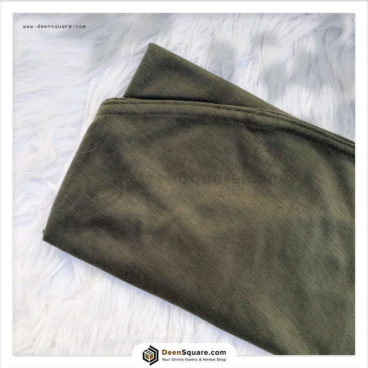 Kids prayer hijab makhna in green color